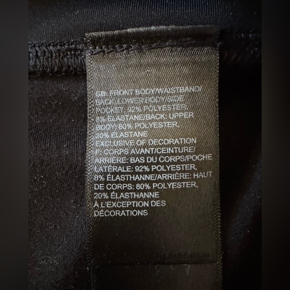 North face leggings black with pockets - Picture 6 of 7